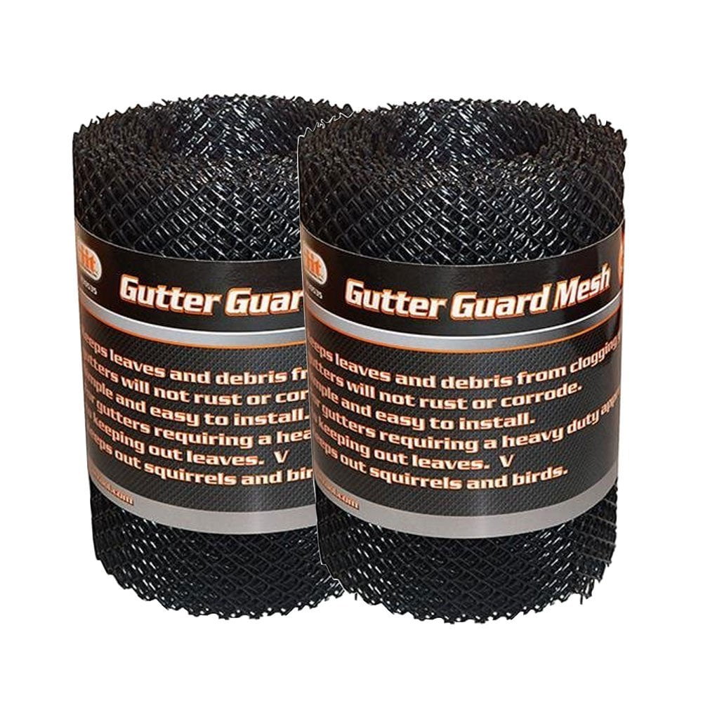 IIT 2 pack Gutter Guard Mesh 161/2 Feet x 61/2 Inch