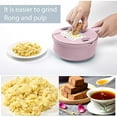 thumbnail image 6 of Kugisaki Multifunctional Vegetable Chopper with Container & Drains Basket Mandoline Slicer Kitchen Vegetable Grater for Potato Carrot, 6 of 9