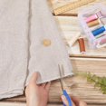thumbnail image 3 of GORGECRAFT Primary Tufting Cloth Grey 39" x 39" Large Size Square Rug Backing Needlework Fabric Cloth for Knitting Crochet Punch Needle Cut Pile Rug Tufting Gun Rug-Punch Embroidery Gainsboro, 3 of 6