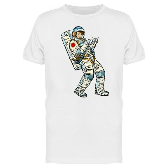 Astronaut Young Man Points Tee Men's -Image by Shutterstock