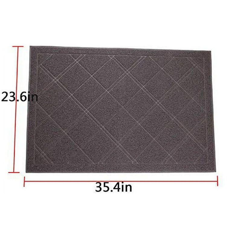 Large Outdoor Door Mats Rubber Scraper 36 x 24 for Front Door Entrance  Doormat