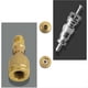 thumbnail image 5 of Adaptador de Latón R32 R454B, Rosca Hembra de 1/4 Pulgada A Macho de 1/4 Pulgada con Rosca Inversa, para Tanques R-454B/R-32, 5 of 5