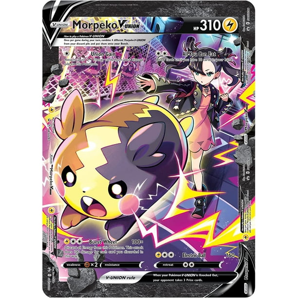 Crown Zenith Morpeko V-UNION モルペコ マリィ 6箱 Amazon.com: Pokémon TCG: Crown Zenith Premium Playmat