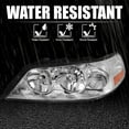 thumbnail image 6 of Spec-D Tuning Chrome Headlights Compatible with 2005-2011 Lincoln Town Car L+R Pair Head Light Lamp Assembly, 6 of 6