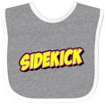 thumbnail image 3 of Inktastic Sidekick for Fathers Day Boys or Girls Baby Bib, 3 of 4