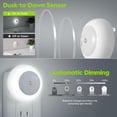 thumbnail image 4 of 4 Pack Luz de Noche Enchufable,Luces nocturnas se conectan a la pared para Niños,con Sensor de Luz de Atardecer a Amanecer, luz nocturna LED 0.5W para Interior,Escaleras,Sala (luz blanca, 4), 4 of 6