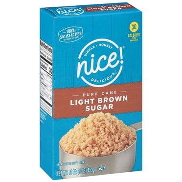Domino Premium Pure Cane Light Brown Sugar, 2 lb - Walmart.com