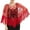 Red, variant on Scarf Women Fashionable Mesh Sequined Tassel Gown Shawl Elegant Beaded Smock Cape Shawl Wraps For Women
