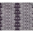 thumbnail image 4 of oneOone Cotton Flex Eggplant Purple Fabric Geometric Ethnic Diy Clothing Quilting Fabric Print Fabric By Yard 40 Inch Wide, 4 of 4