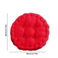 thumbnail image 3 of RnemiTe-amo Soft Chair Pads Round Chair Cushions Soft Chair Pads Cushion Pillow Thickened Tatami Cushion Pillow Pads for Home Office Car Seat,15.7"x15.7", 3 of 8