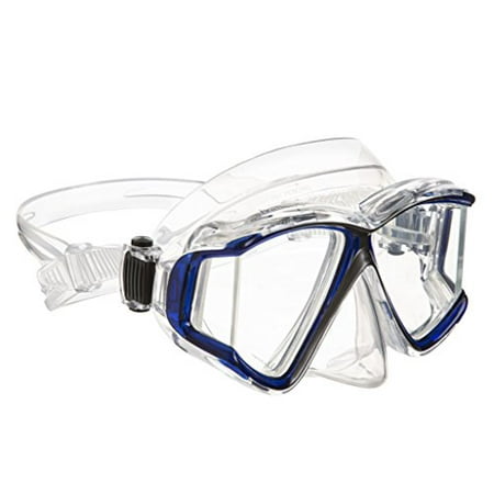 Ivation Snorkel Mask - Diving Mask - Panoramic Lens Frameless Diving mask Perfect for Scuba Diving, Snorkeling,