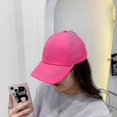 thumbnail image 4 of summer solid color baseball cap women's sports casual cross ponytail cap mesh quick-drying half-empty peaked cap, 4 of 5