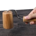 thumbnail image 3 of FONDOTIN Making Pasta 1Pcs Cylindrical Beige Wood Baking Roller 19x7.5x4cm, 3 of 8
