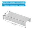thumbnail image 2 of Uxcell 24/6 Standard Staples,4Box 4000pcs 1/4" Leg Length Clinch Chisel Point Staples, 2 of 6