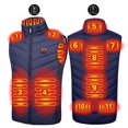 thumbnail image 1 of 11 Uds chaleco calefactable chaqueta moda hombres mujeres abrigo inteligente USB calefacción eléctrica térmica ropa de abrigo chaleco calefactable de invierno 열선조끼 Tan Jianjun unisex, 1 of 2