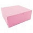 thumbnail image 2 of SCT Non-Window Bakery Boxes 10 x 10 x 4 Pink 100/Carton 0873, 2 of 2
