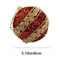 thumbnail image 3 of Plastic Shaped Painted Balls Christmas Gifts Christmas Tree Decoration Hanging Christmas Decoration, 3 of 6