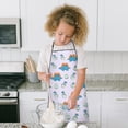 thumbnail image 4 of Lavender Dinosaurs Hatching Eggs Kids Aprons for Girls and Boys,Adjustable Neck Strap Toddler Aprons for Kids Cooking Baking, 4 of 6