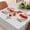 Silver Snowflake, variant on Spring Tablecloth for Rectangle Tables Wildflowers Floral Herbs Washable Table Cover, Floral Table Cloth 54 x 72 Inch for Kitchen Dining Indoor Outdoor Tabletop Decoration