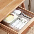 thumbnail image 3 of Drawer Transparent Visual Jewelry Accessories Storage Box Plastic Household Items Cosmetics Organizing Box Clear L, 3 of 6