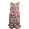 thumbnail image 4 of IROINNID Sundress For Women Casual Sleeveless Ruffle Floral Printing Beach Mini Sling Dress V-Neck Short Dress, 4 of 5