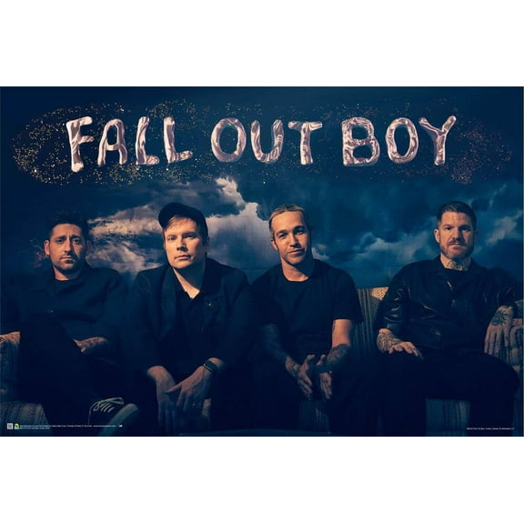 Fall Out Boy Group Shot Poster - 36" x 24"