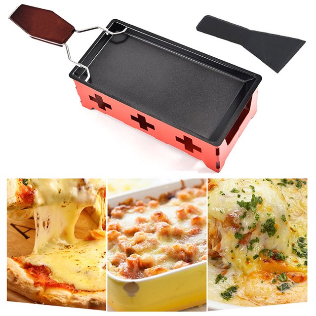 Coofit 3PCS Cheese Baking Tray Stove Set Mini Portable Non-stick Kitchen Grilling Tool