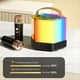 thumbnail image 4 of Máquina de Karaoke, Altavoz de Karaoke Portátil Bluetooth con Bajo con Luces Deslumbrantes para Micrófonos para Adultos y Niños Negro, 4 of 5
