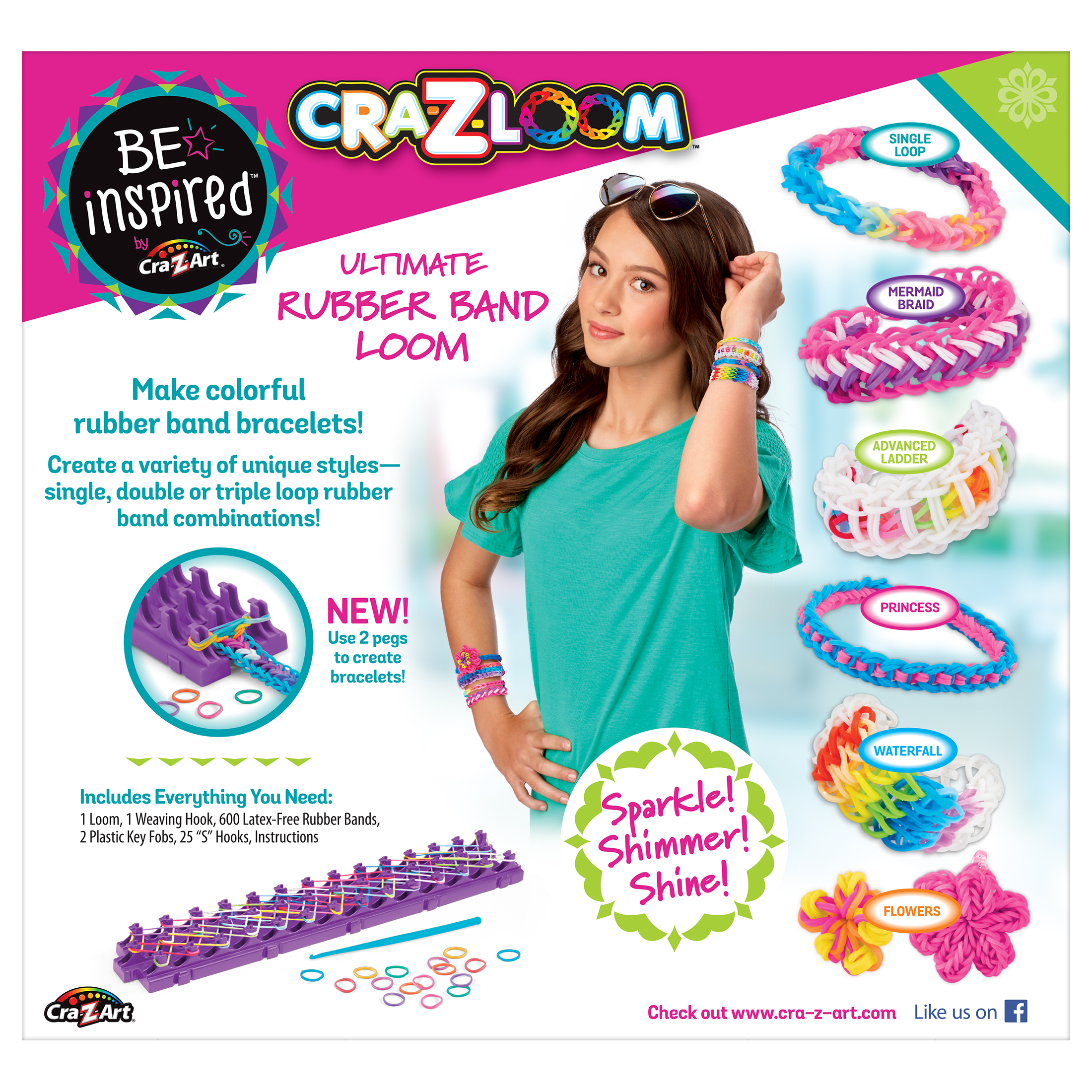 Be Inspired Cra-Z-Art Ultimate Rubber Band Loom photo 6