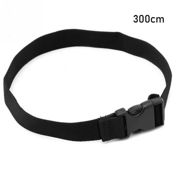 Durable Outdoor Camping Tool Release Buckle Nylon Cargo Tie Belt Strap Travel Tied Kits Down Luggage Holder 300CM