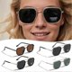 thumbnail image 2 of 2025 New Women's Oversized Square TR90 Polarized Sunglasses, Fashion Retro UV400 Protection Driving Glasses for Women, 2 of 5