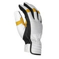thumbnail image 2 of Cortech Associate Mens Leather Motorcycle Gloves White/Gold XS, 2 of 2