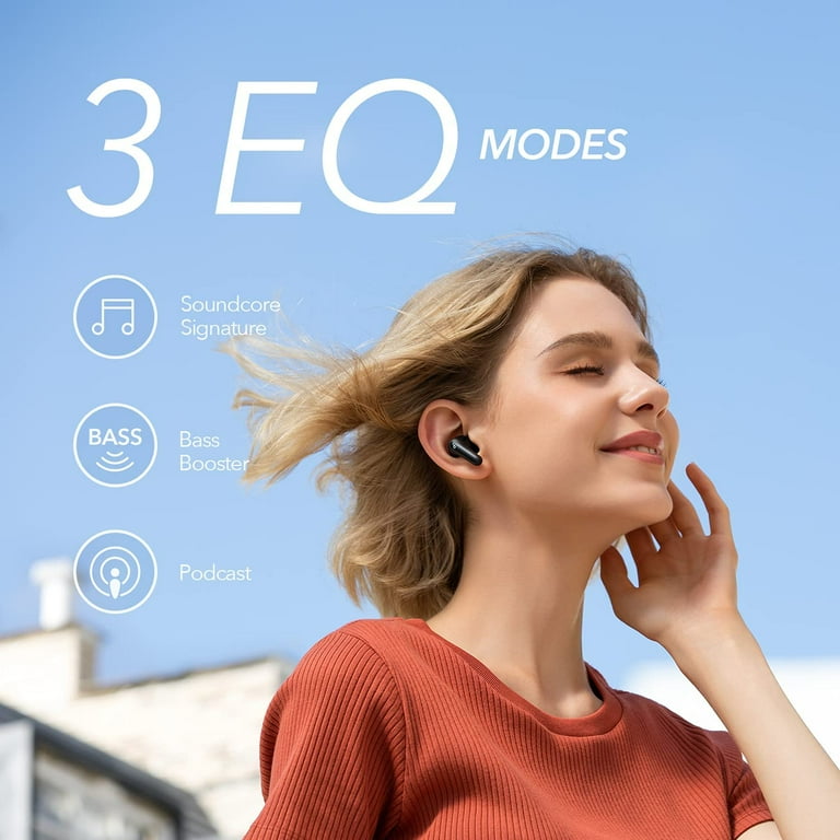 Soundcore Life P2 Mini True Wireless Earbuds, Bass Drivers, AI