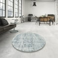 thumbnail image 4 of Ahgly Company Machine Washable Indoor Rectangle Contemporary Dark Goldray Area Rugs, 5' x 8', 4 of 7