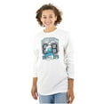 thumbnail image 3 of Vintage Smurf University Varsity Long Sleeve TShirt Men Women Brisco Brands X, 3 of 6