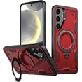 thumbnail image 1 of Funda Magnética para Samsung Galaxy S25 FE Funda con soporte [Compatible con MagSafe] Protección Militar contra Caídas Funda de teléfono de TPU Suave Duradera a prueba de golpes, 1 of 6