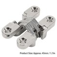 thumbnail image 4 of Concealed Hinge Concealed Hinge, Heavy Duty Zinc Alloy Concealed Hinge For Wooden Doors Tool Kit, 4 of 4