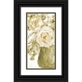 thumbnail image 1 of Murdock, Ramona 9x14 Black Ornate Wood Framed with Double Matting Museum Art Print Titled - Golden Glitter Vase No. 3, 1 of 4