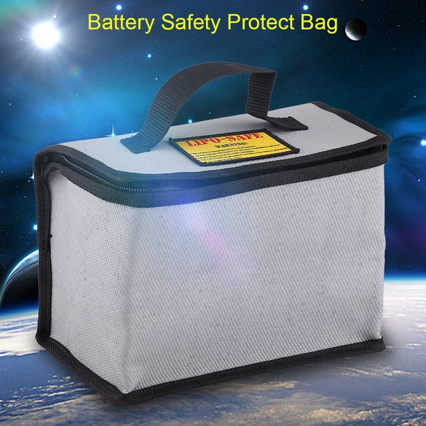 Bolsa Protectora De Almacenamiento De Seguridad De Batería LiPo Ignífuga, Bolsa Protectora Segura, Protector De Saco De Carga
