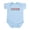 Sky Blue, variant on CafePress - Half Portuguese Infant Bodysuit - Baby Light Bodysuit, Size Newborn - 24 Months