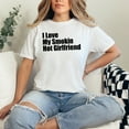 thumbnail image 2 of Proudly Saying I Love My Girlfriend, White Comfort Colors T-Shirt, Small, 2 of 3