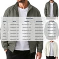 thumbnail image 4 of Goodtrade8 Zip up Winter Jackets for Men Work Bomber Jacket Casual Collared Long Sleeve Outerwear Plain Winter Coats for Men, 4 of 10