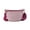 Pink, variant on Women's Rounded Woven Bum Bag Crossbody Bag