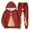 Red, variant on Mercatoo Boys Girls Sweatsuit Kids 2 Piece Christmas 𝐓racksuits Xmas Printed Jogging Outfits Sweatpants & Fleece Hooded Set