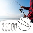 thumbnail image 4 of 5 Pcs Long Line Clips Snap Swivel Longline Branch Hanger Tuna Fishing Connectors, 4 of 10