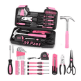 thumbnail image 1 of Juego De Herramientas Mecánicas  Wünd Para Hogar, 39 Piezas Rosa, 1 of 5