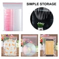 thumbnail image 2 of Bewildely Bolsas de plástico resellables de 100 piezas, bolsa Ziplock sellada, autosellado transparente, embalaje de dulces para alimentos, Juegos de accesorios de baño, 2 of 6
