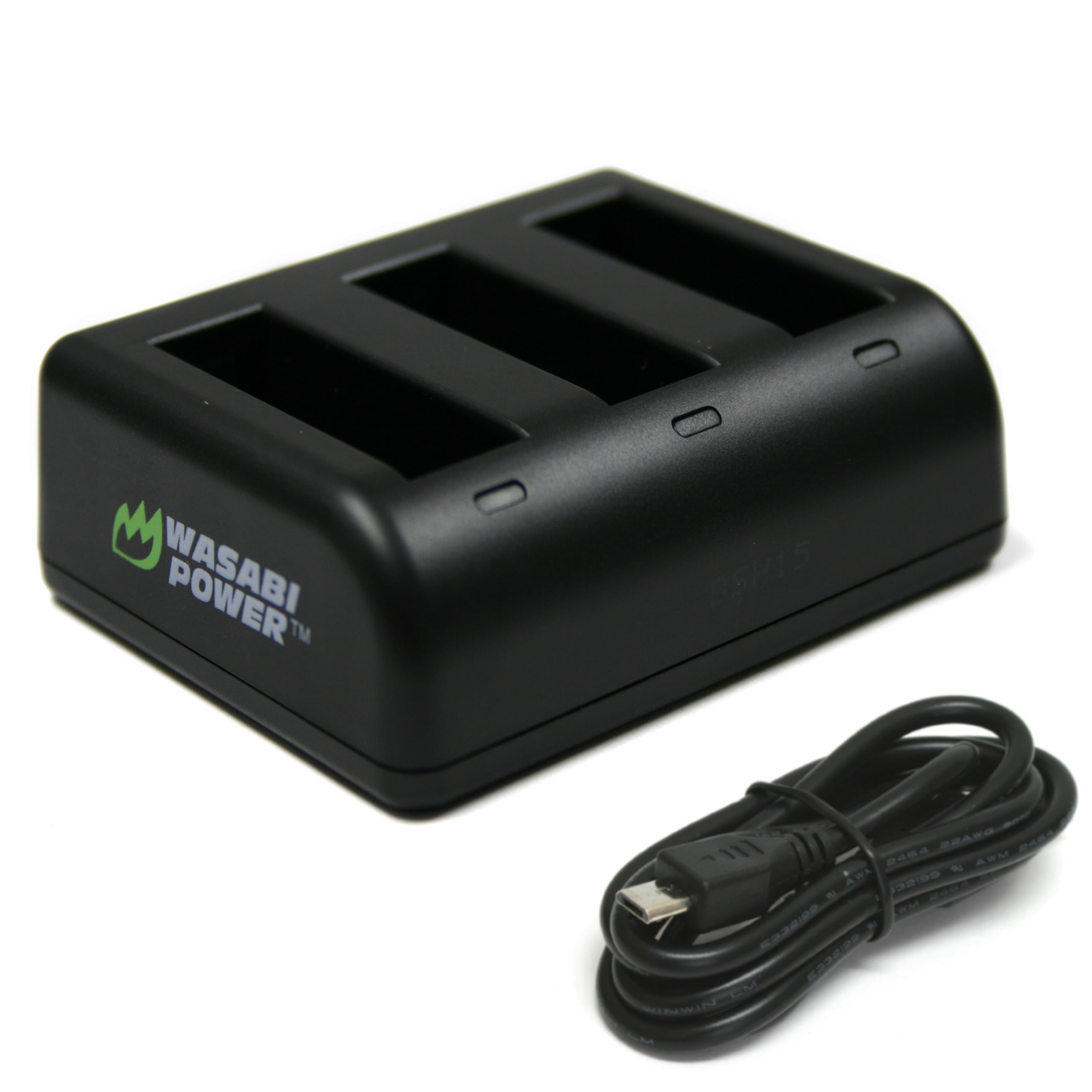 Wasabi Power Triple USB Battery Charger for DJI AB1 and DJI OSMO Action
