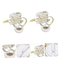 thumbnail image 4 of FUTUREORYY 2Ud Decorativos Para Servilleta Con De Flor De Perfectos Para Hotel Y Fiestas, 4 of 8