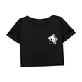 thumbnail image 4 of Camiseta corta para mujer, disfraz de verano, camiseta recortada para deportes, vacaciones, viajes, regalo para mujer XL, 4 of 7
